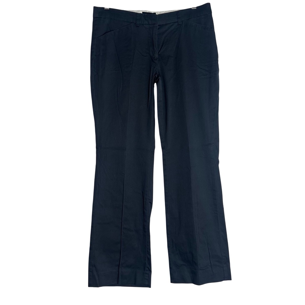 The Limited Drew Fit Gray Straight Leg Trousers Pants Stretch Womens 6